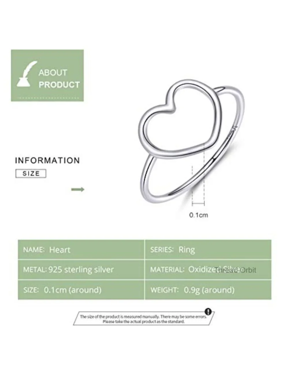 Sterling Silver White Gold Plated Minimalist Heart Ring Engagement Wedding